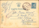 HST CP412 Carte poștală ștampila Regimentul 5 Călărași + cenzură militară 1941, Circulata, Printata