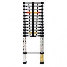 Scara telescopica din aluminiu 13 trepte, 3.8 m, 150kg