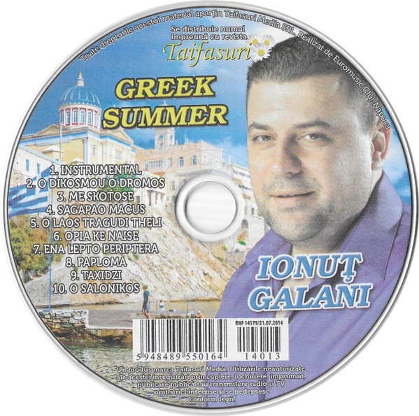 CD Ionuț Galani &lrm; Greek Summer revista Taifasuri