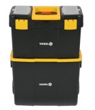 VOREL Troller pentru scule 460 x 260 x 625/830 mm, cu 2 sectiuni