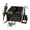 Statie de lipit si aer cald Gordak 952A, 270W, letcon 60W, 100-500&deg;C + 4 duze
