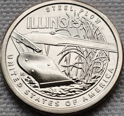 1 Dollar 2024 USA, Illinois, Innovation, unc, lit. D foto