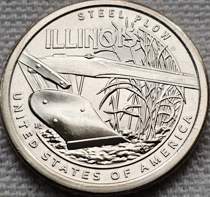1 Dollar 2024 USA, Illinois, Innovation, unc, lit. D