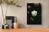 Tablou Canvas cu motiv floral, Lumina din inima grădinii tăcute, 26 x 39 cm, CMCLASS