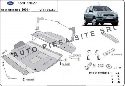 Scut metalic motor Ford Fusion fabricat incepand cu 2003 APS-08,050 foto