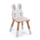 Scaunel din lemn premium Tender Leaf Toys, Forest Rabbit Chair, Iepuras