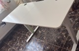 Birou electric reglabil pe inaltime, 140x60 alb