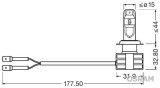 SET 2 BECURI LED 12/24V (H7) FAR OSRAM