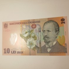 Di.66. Bancnota 10 lei 1 iulie 2005 UNC necirculata prima serie foto