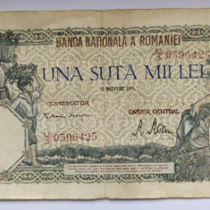 ROMANIA 100 000 LEI 20 DECEMBRIE 1946 STARE FOARTE BUNA