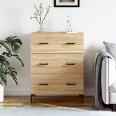 vidaXL Servantă, stejar sonoma, 69,5x34x90 cm, lemn compozit 827855