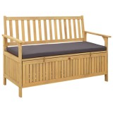 vidaXL Bancă cu spațiu de depozitare cu pernă cu depozitare cu ușă 42026794