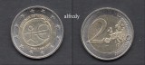 AUSTRIA 2 euro 2009, 10 ani EURO
