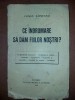 Ce indrumare sa dam fiilor nostri? - Const. Saineanu