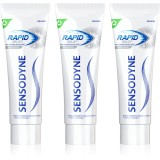 Sensodyne Rapid Whitening pasta de dinti pentru albire pentru dinti sensibili 3x75 ml