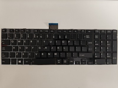 Tastatura Laptop, Toshiba, Satellite C50-A, C50D-A, neagra, layout US foto