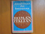 DICTIONAR DE BUZUNAR ROMAN-ITALIAN de DOINEA CONDREA-DERER 1972