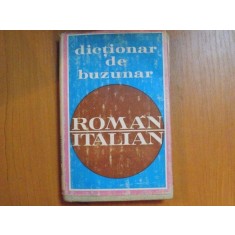 DICTIONAR DE BUZUNAR ROMAN-ITALIAN de DOINEA CONDREA-DERER 1972