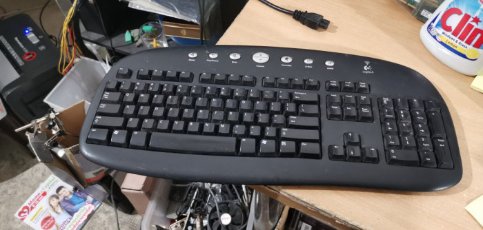 Tastatura Cordless Internet Pro Logitech Y-RAJ56A defecta #A3234