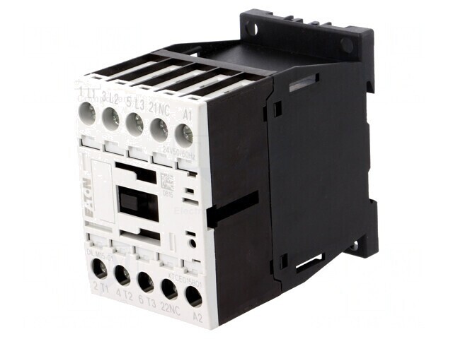 Contactor 3P 24VAC 15A 690V NO x3 NC