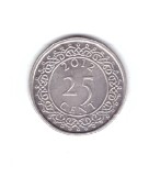 Moneda Suriname 25 centi/centi 2012, stare foarte buna, curata