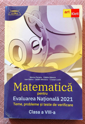 Matematica pentru Evaluarea Nationala 2021 clasa a VIII-a - Marius Perianu foto