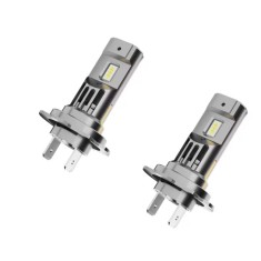 Set 2 becuri auto LED H7 mini, 12V, 120W, 12000Lm, 6500K, BZRSH, 3570, fara eroare