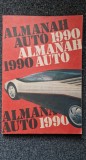 Almanah Auto 1990, 208 pagini, Stare Foarte Buna, 170x240mm, Romana
