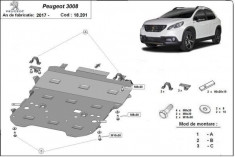 Scut motor metalic si cutie de viteze Peugeot 3008 2017-prezent foto