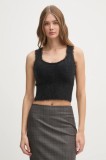 Sisley vesta culoarea negru, 19VBMH00E