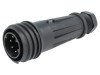 Conector Circular Tata 7 Pini IP68 BULGIN Buccaneer 900 Montare Cablu Surub 32A 430V Poliamida Alama Nichelata