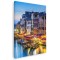 Tablou peisaj urban cu gondole Venetia Italia Tablou canvas pe panza CU RAMA 40x60 cm