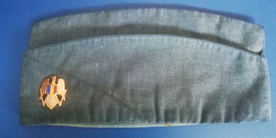 M1 9 - Boneta militara - cu emblema militara - bleumarin aviatie foto