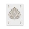 Sablon Perete vopsire, tencuiala 900x600x0.7mm Leaf Damask Refolosibil, model MXSP7051