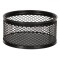 Suport Organizator Birou, Rotund, Metal, Culoare Negru, Dimensiuni 8x4 cm