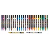 Marker cu vopsea, diverse suprafete, varf rotund, scriere 0.9-1.3 mm - Albastru, Posca