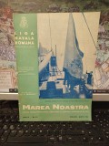 Marea Noastră, Revista Ligii Navale Rom&acirc;ne, no. 2-3, februarie-martie 1940, Ridicarea marelui pavilion național la picul navei școală Mircea