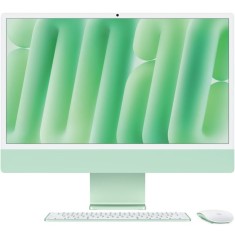 Sistem Desktop PC iMac 24 (2024) cu procesor Apple M4, 10 nuclee CPU and 10 nuclee GPU, 24, Retina 4.5K, 24GB, 512GB SSD, Green