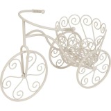 Suport metalic pentru ghiveci flori, MagicHome, model bicicleta, 48x20x35 cm, Magic Home