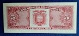 5 Sucres anul 1988 Bancnota veche Ecuador - SUPERBA