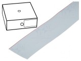 Cablu bandă litat PVC gri 30,5m