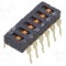 Intrerupator DIP, 2 pozitii, montare THT, 6 sectiuni, OMRON OCB - A6T6102