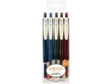 Pix cu gel 0.5 mm Zebra Sarasa Clip Gel Vintage 1,5/set 69420