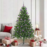 vidaXL Brad de Crăciun cu 300 LED cu suport Verde 180 cm PE 3396337