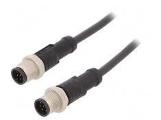 Cablu pentru senzori/automatizari M12 8 pini 1m dual mufa foto