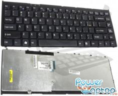 Tastatura Laptop Sony Vaio VGN FW160EH neagra foto