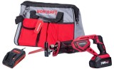 Set fierastrau sabie Worcraft 20V cu acumulator, incarcator si geanta
