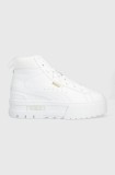 Puma sneakers Mayze Mid Wn s culoarea alb, 381170 381170-01