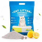 Cumpara ieftin Asternut Igienic Bentonita Pisici Rozatoare Aroma Lamaie Reduce Mirosuri Fara Praf 3.8 L