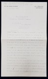 SCRISOARE ADRESATA PRINTESEI BIBESCU , EXPEDIATA SI SEMNATA OLOGRAF de M . DE VRIES FEYENS , AMSTERDAM , DATATA 6 OCTOMBRIE 1937